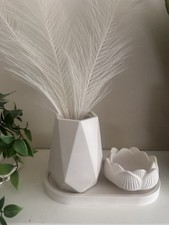 Handmade gypsum decor set - handmade,