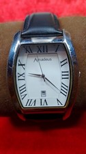 Amadeus Man's Watch silver dial  watch - 50m  Working.