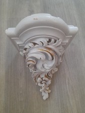 baroque Wall Mounted Gold Grey