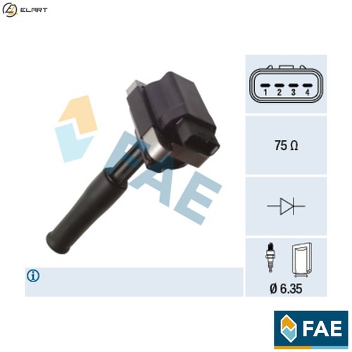 Ignition coil 80398 - coil, for