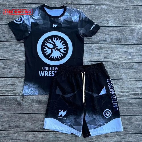 Mma rash guard shorts set - &,