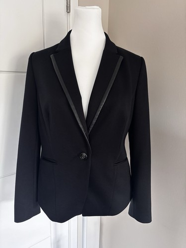 Autograph black wool blend - black,