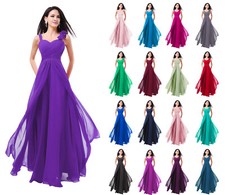 UK women Chiffon Long Formal