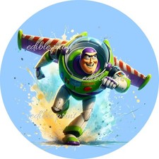 Buzz Lightyear watercolor Toy Story  NOT OFFICIAL edible print cake topper