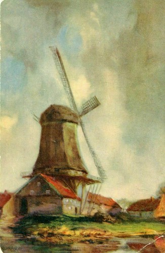 Old german postcard - german,