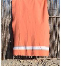 Fouta, Cotton, Beach Hammam Towel, Sarong, Coral Colour XL