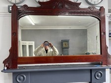 Edwardian Mantel Mirror.