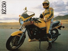 1983 Yamaha RZ350 Sales Flyer