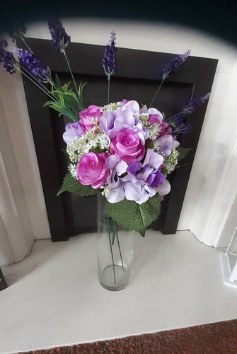 F54 straight tall flower - f54, vase