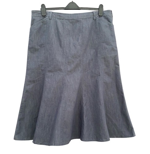Per una blue denim skirt - blue,