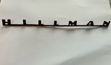 Hillman Badge Emblem Name