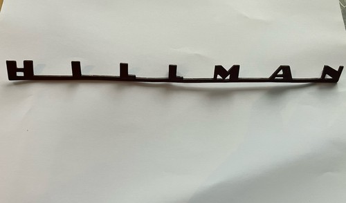 Hillman badge emblem - hillman, name