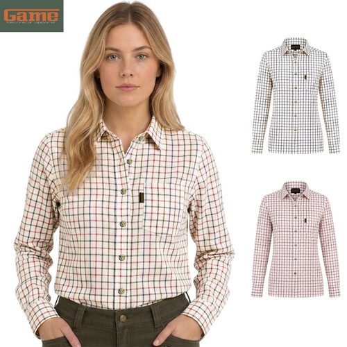 Game ladies tattersall button - ladies,