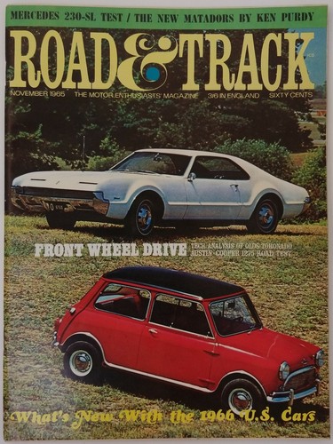 1965 road track november - road, &