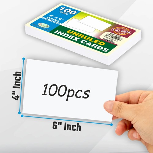 500 pcs white unruled - 500,