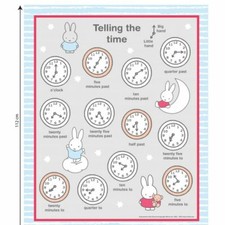 Miffy Telling The Time Panel