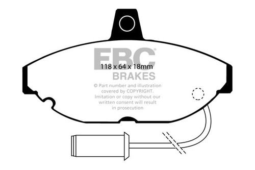 Ebc ultimax front brake - ultimax,