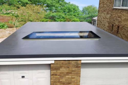 Flat roof glass - flat,