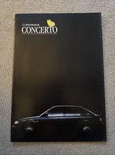 Honda Concerto Brochure 1989