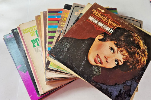 Vintage vinyl albums - vintage,