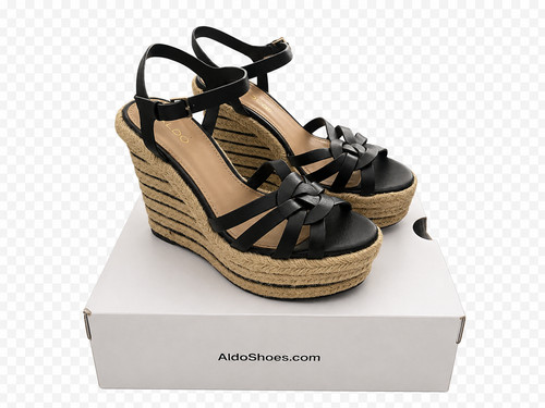 Aldo black espadrille wedge - aldo,