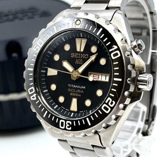 Seiko ags kinetic 5m43 - seiko,