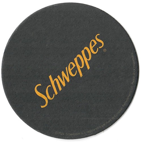 Schweppes beer mat from - schweppes,