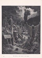 1870 GUSTAVE DORE Print -