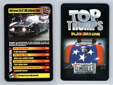 1959 Ferrari 250 GT LWB California Spider Gumball 3000 Supercars Top Trumps Card