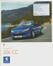 Peugeot 206 CC Coupe Cabriolet