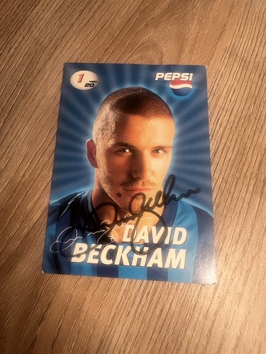David beckham pepsi card - card, with