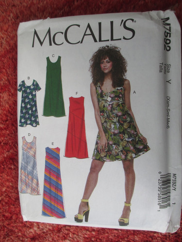 Sewing pattern flared shift - sewing,