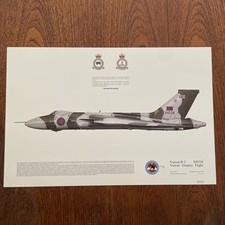 *RARE* Vintage Squadron Prints Limited Edition Vulcan B.2 XH558 Dugald Cameron
