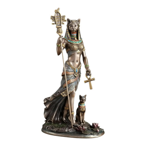Bastet holding sistrum - bastet, and