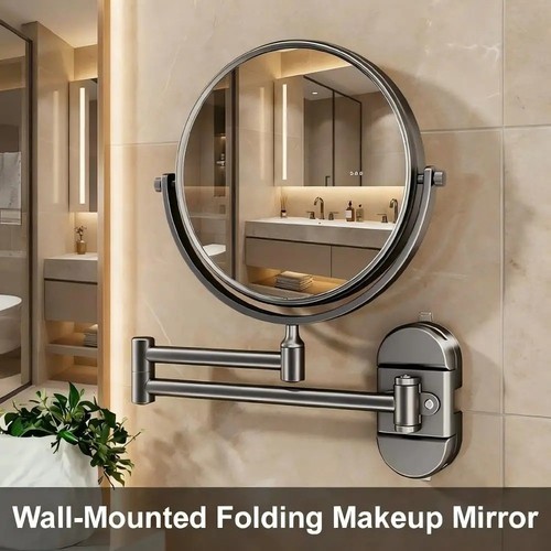 Chrome 10x magnifying wall - chrome,