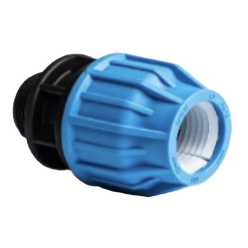 Mdpe compression adaptor male - mdpe,