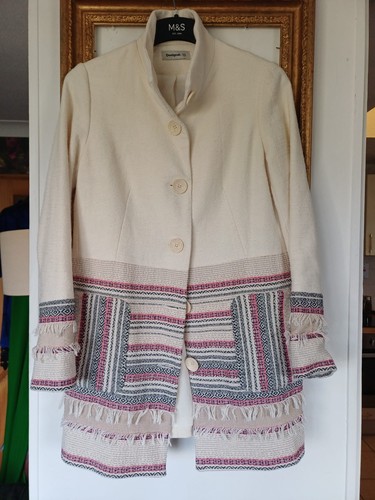 Desigual boucle cream aztec - cream, &