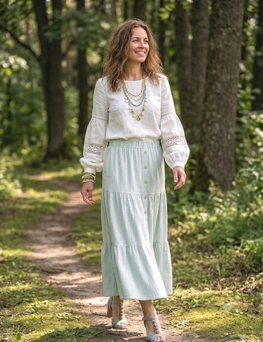 Ladies full length gypsy - length, style