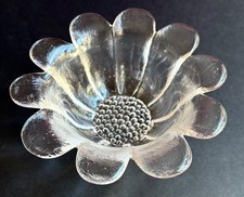 DARTINGTON CRYSTAL - DAISY Bowl FT186 - FRANK THROWER - 15.5cm