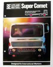 LEYLAND SUPER COMET Commercial Vehicle Sales Brochure Sept 1968 #1040