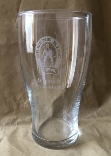 Greene king ipa pint glass - pint,