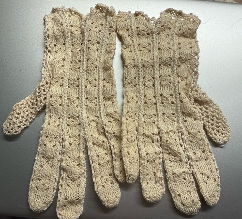 Vintage 1930s crochet lace - vintage,