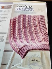 Darling Daisies Blanket, knitting pattern by Jo Allport