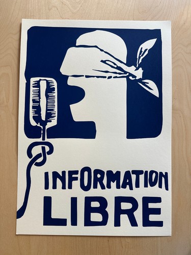 Unframed french protest - a2,