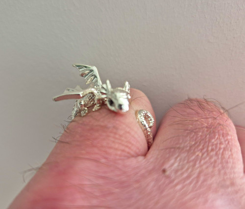 Dragon wrap ring adjustable - wrap,