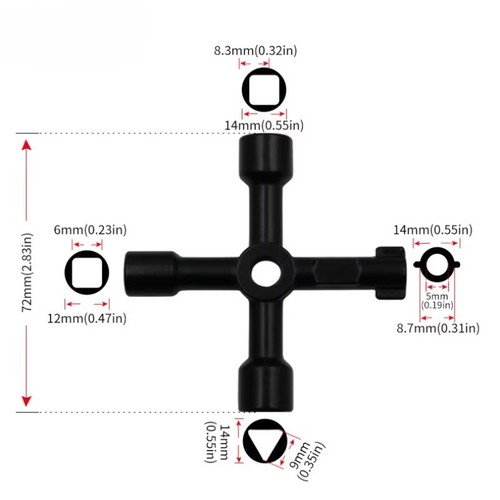 Meter box key - box,