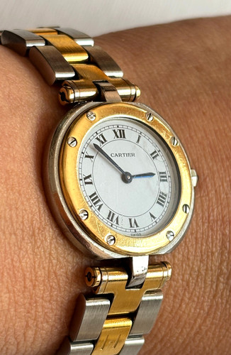 Vintage cartier santos round - santos,