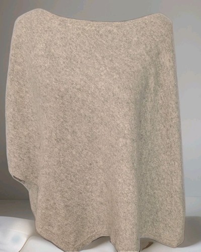 100 cashmere gray cape shawl - 100%,