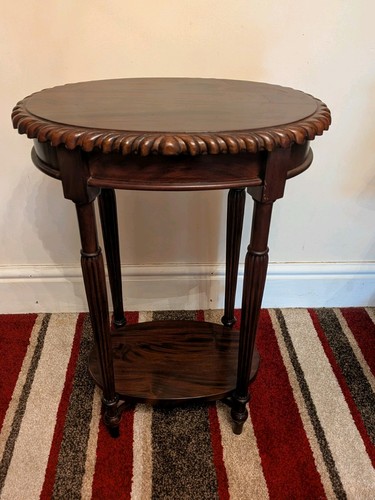 Mahogany side table - side,