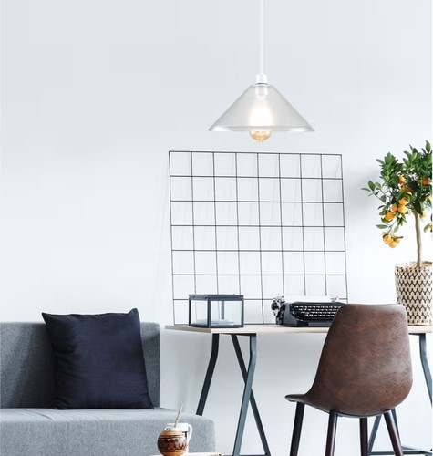 Minisun clear glass tapered - glass,